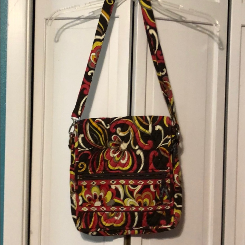 Vera Bradley Puccini Pattern Crossbody Laptop Bag
